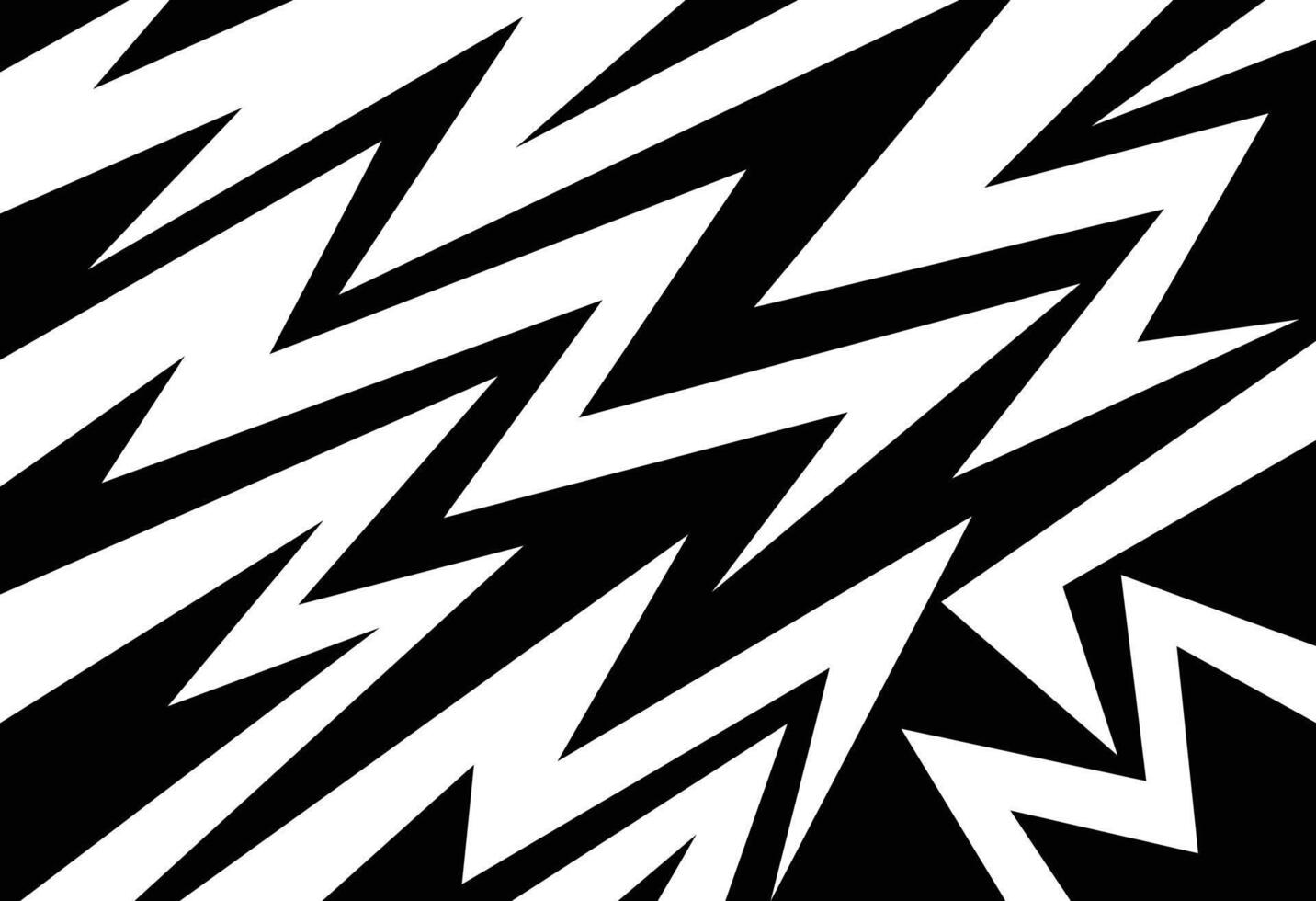 Abstract black and white background with various sharp arrow background vector