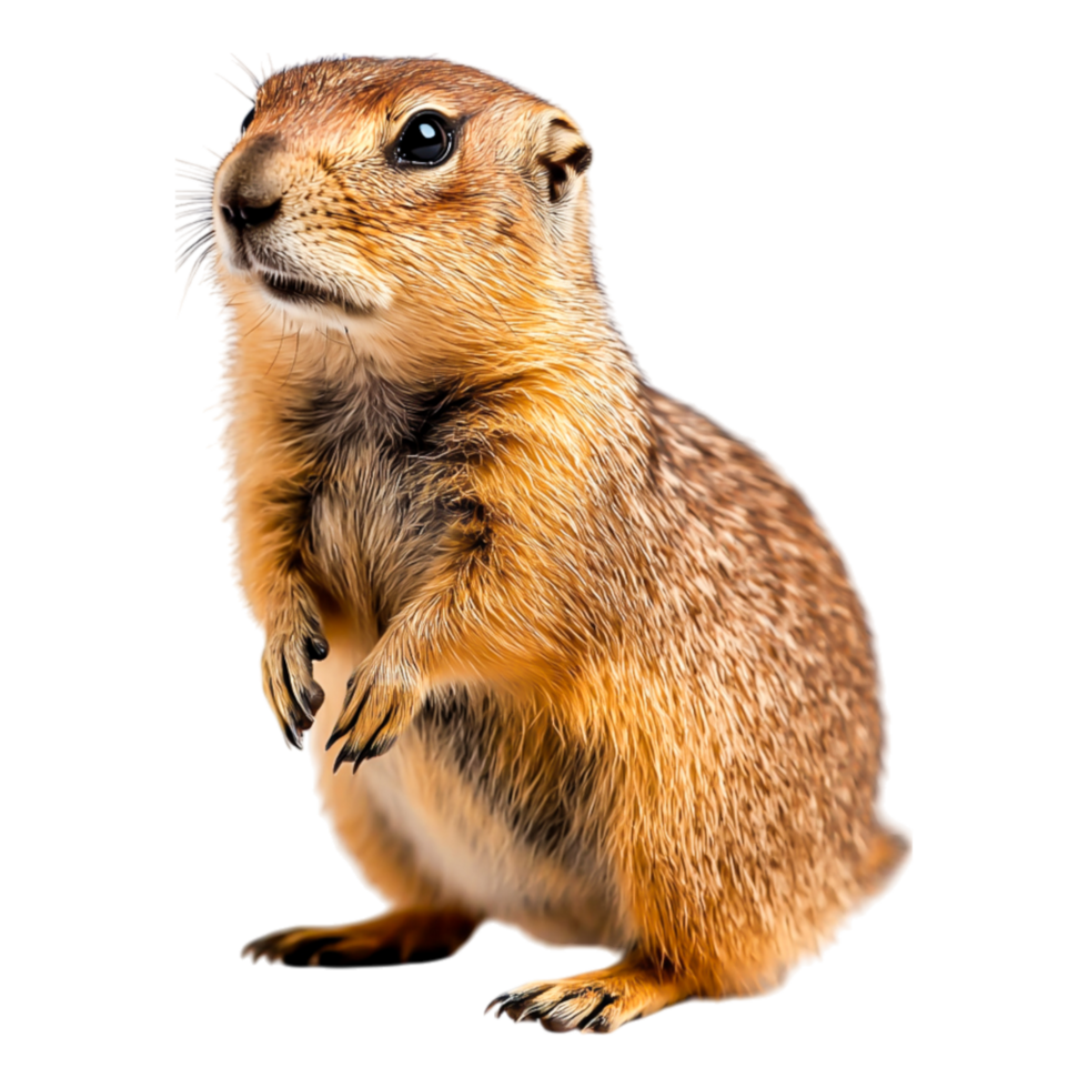 Cute and Playful Squirrel Standing on Its Hind Legs in Nature Setting png