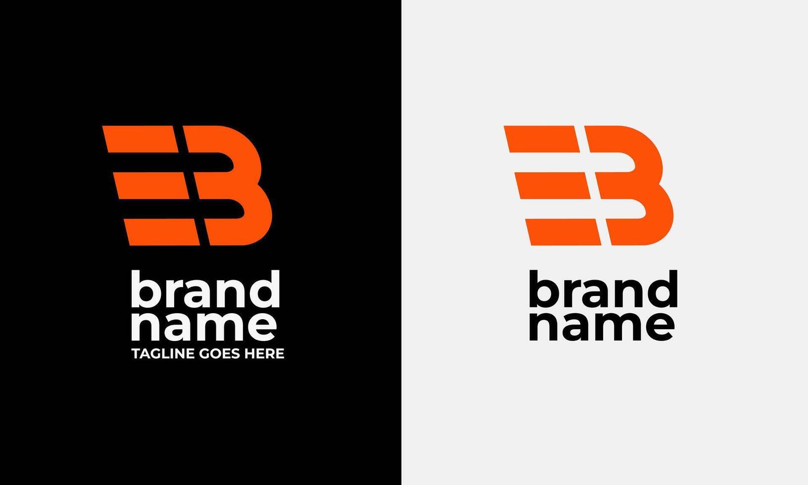 Creative B Letter Logo for Business Identity and Design Projects vector