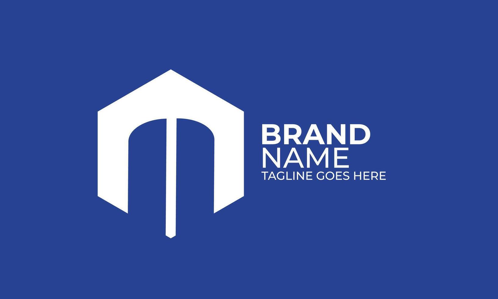 Minimalist Real Estate Name Card Template vector