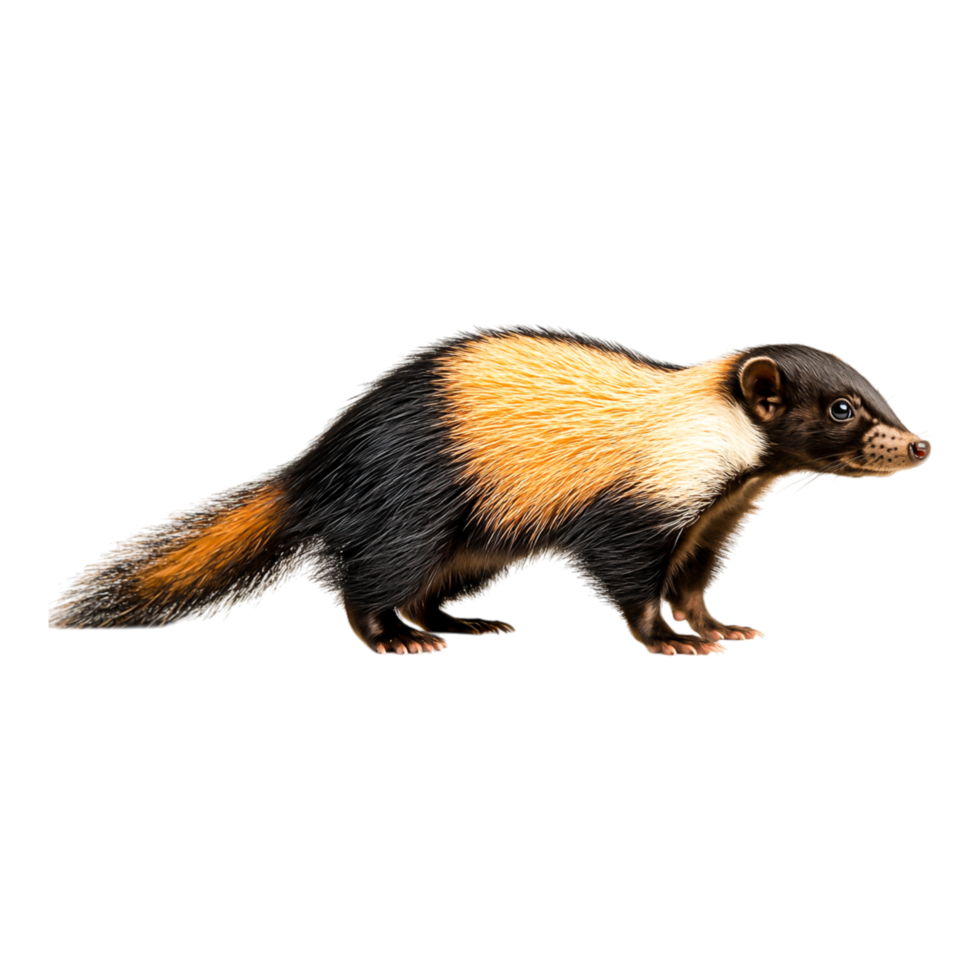 Striking Image of a European Golden Badger in a Natural Setting png