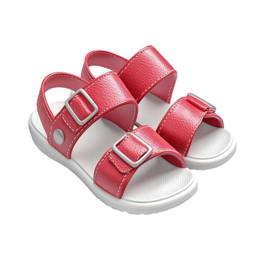 Red Sandals On Transparent Background png