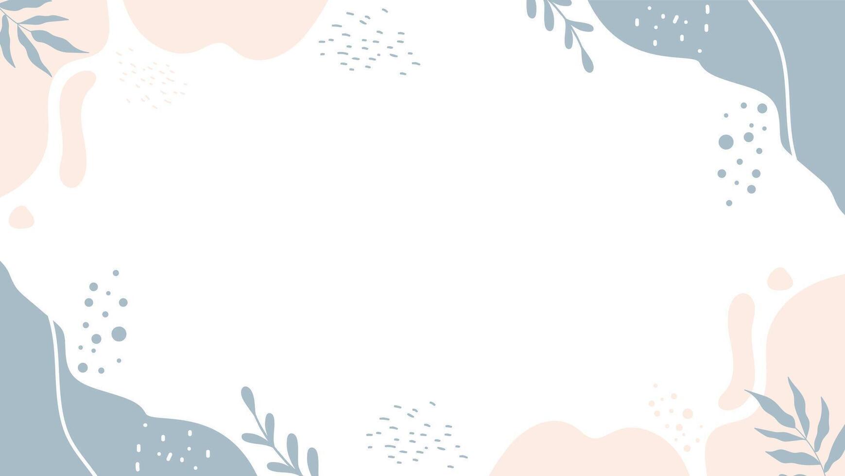An abstract frame background with pink and purple geometric shapes, dots, and lines for presentation vector
