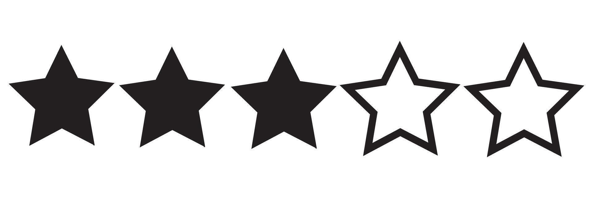 Consumer or customer product rating flat icon for apps and websites vector