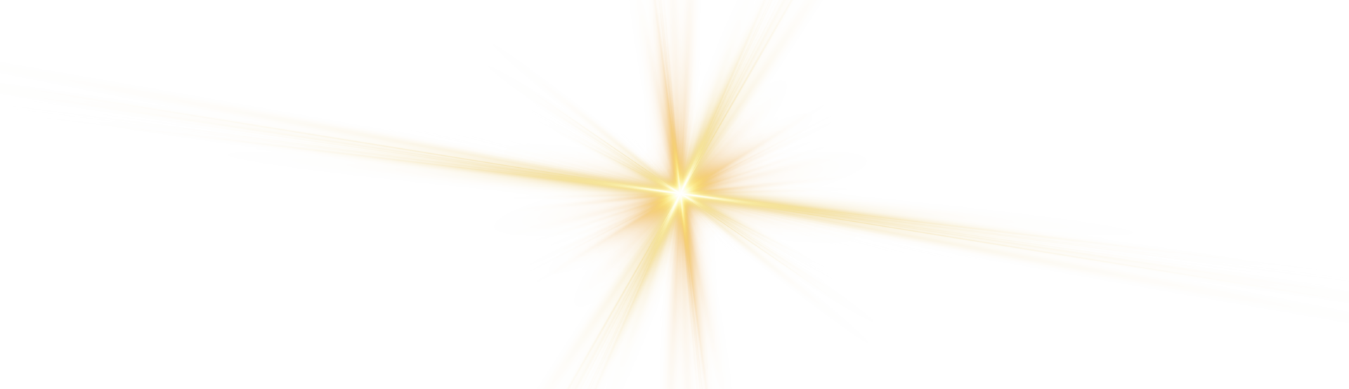 Yellow light effect reflections, neon illumination in yellow colors. Bright light lens. Spotlight spark Sunlight, Shiny stars png