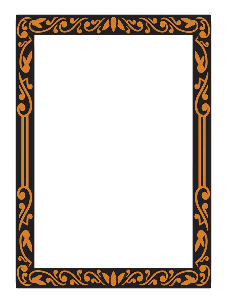 Elegant Ornamental Border for Premium Branding Projects vector