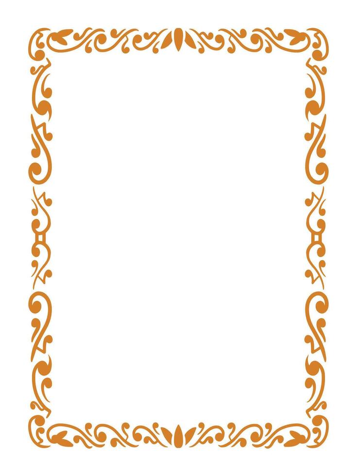 Luxurious Vintage Ornamental Frame in Baroque Style vector
