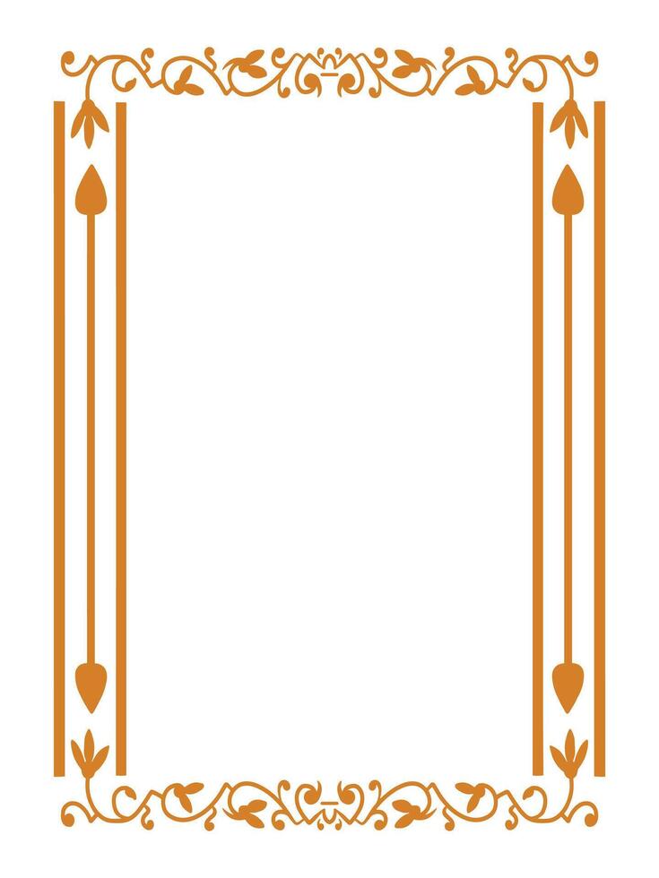 Elegant Royal Ornamental Border for Luxury Packaging vector