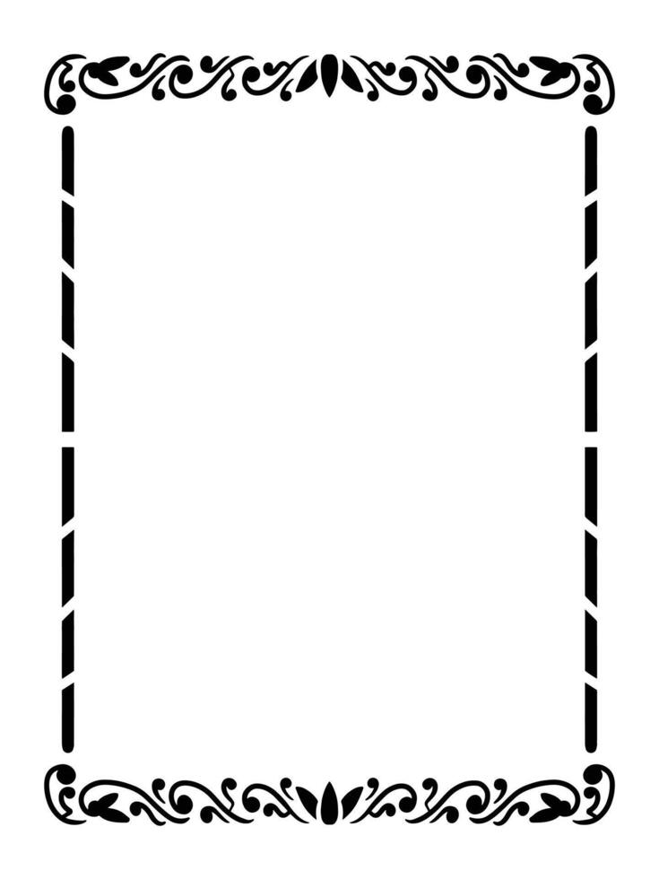 Deluxe Victorian Border for Ornamental Frame vector