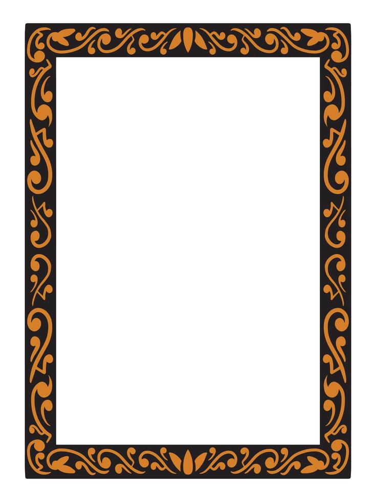 Elegant Ornamental Frame with Subtle Elegant Touches vector