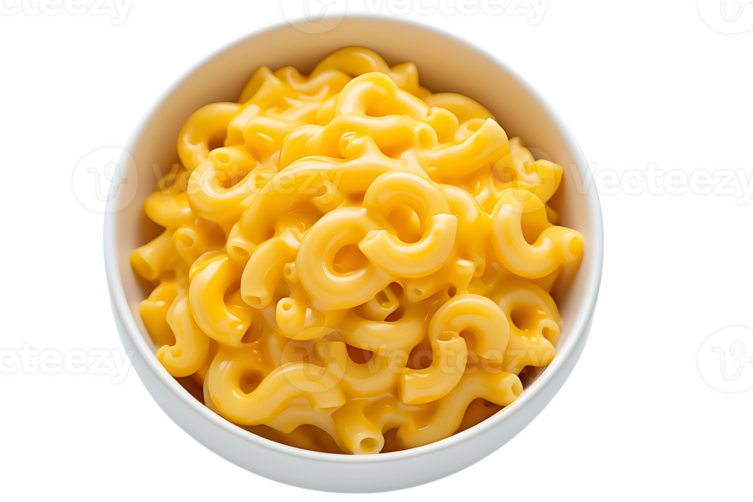 A delicious and creamy bowl of classic macaroni and cheese comfort food ready to enjoy png