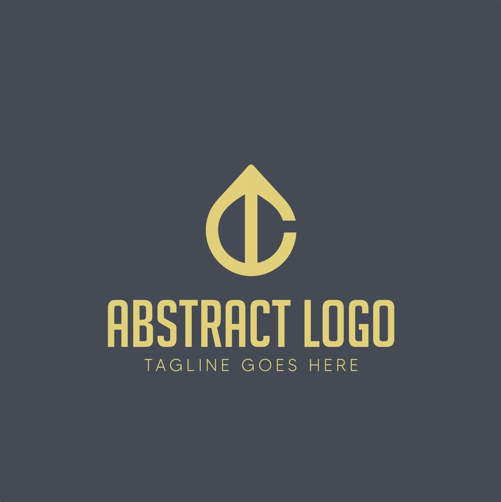 abstract logo template unique vector