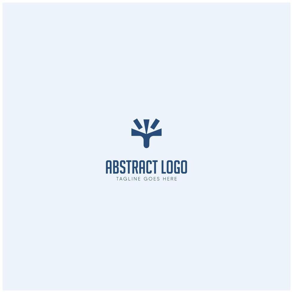 abstract logo design for abstract art vector