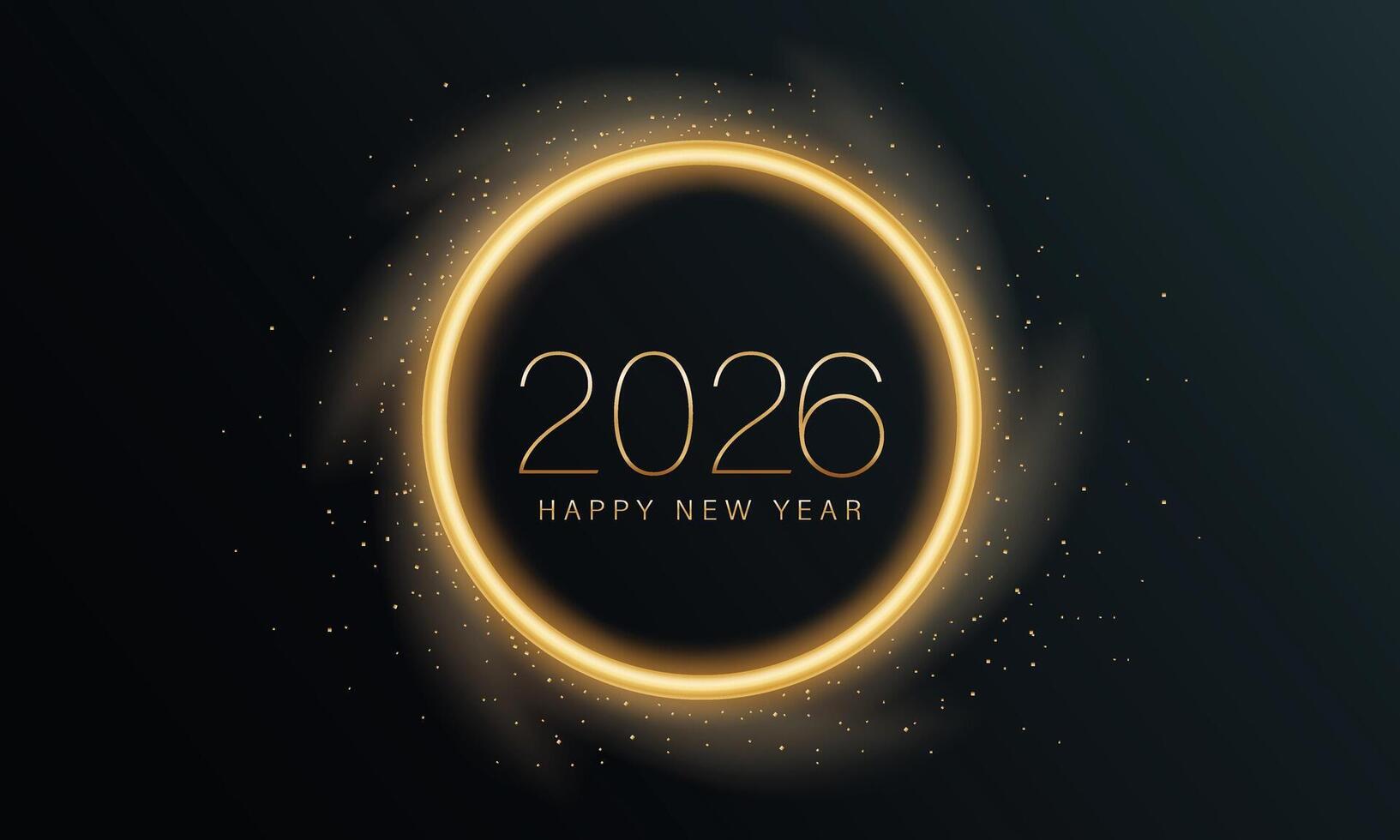 Happy new year 2026 modern design number vector