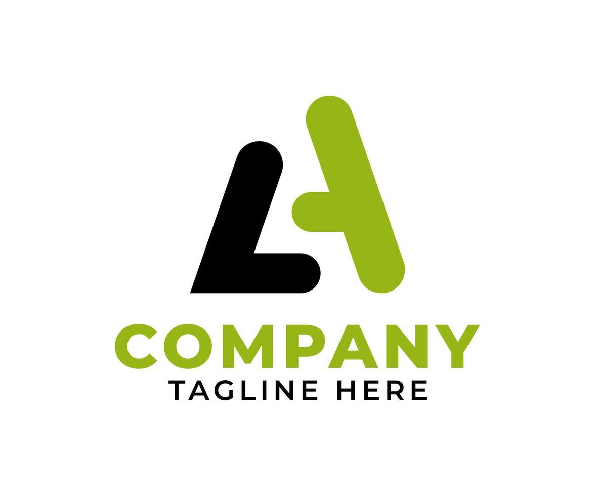 A Letter Logo for Company Branding. Initial letter A abstract logo template design. vector