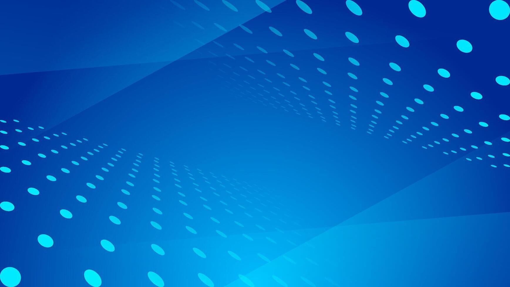 Blue background with a pattern of white dots. vector