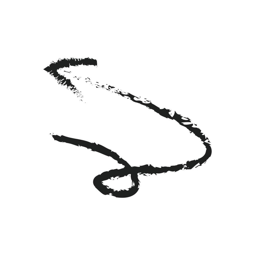 Curved Hand Drawn Arrows Set hand drawn brush stock arrow paint brush arrow Swirly Directional Pointers for Highlight Emphasis and Presentation Design eps file vector