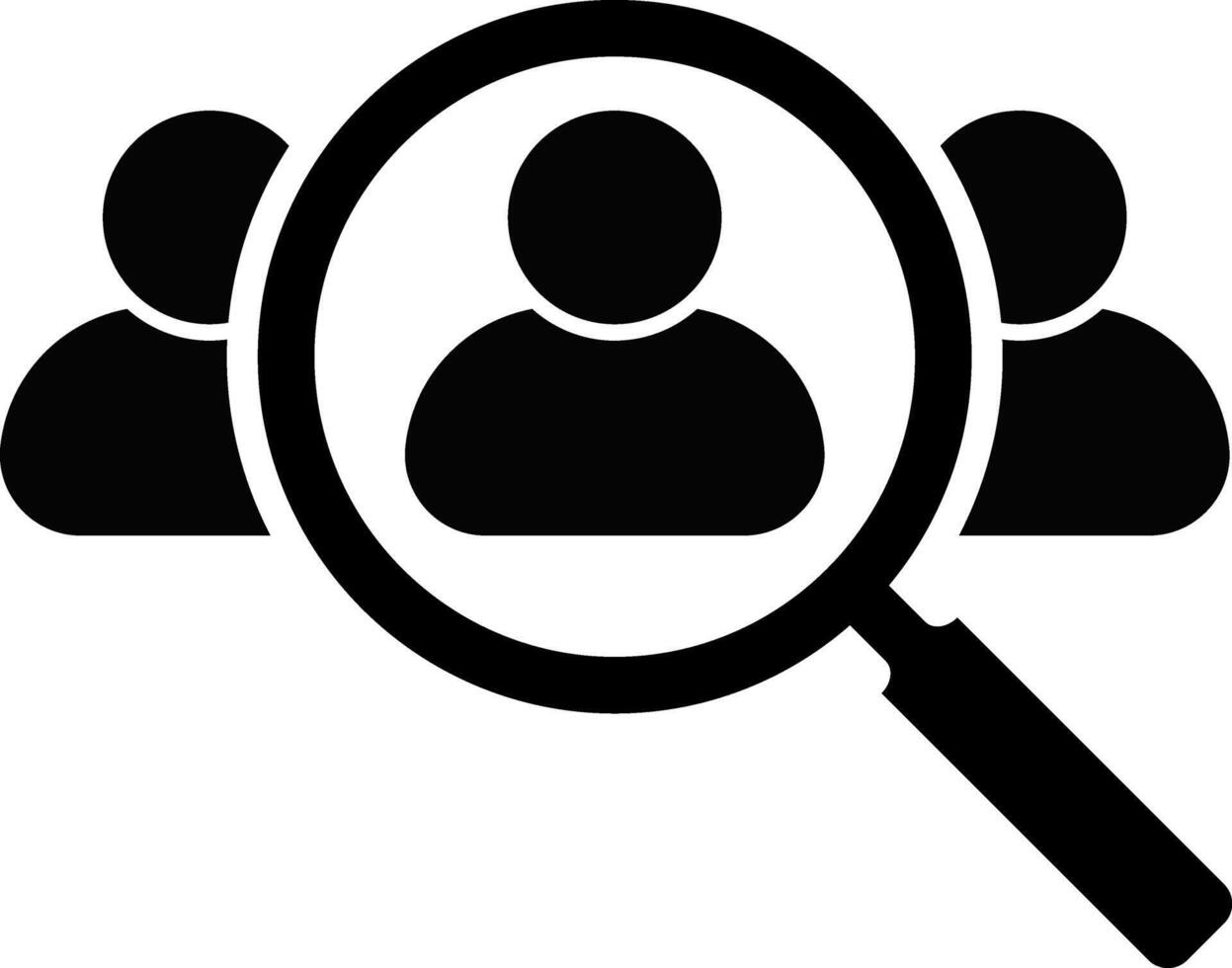 Search job icon. vacancy sign. hiring symbol. search people. Person avatar. Find user icons vector