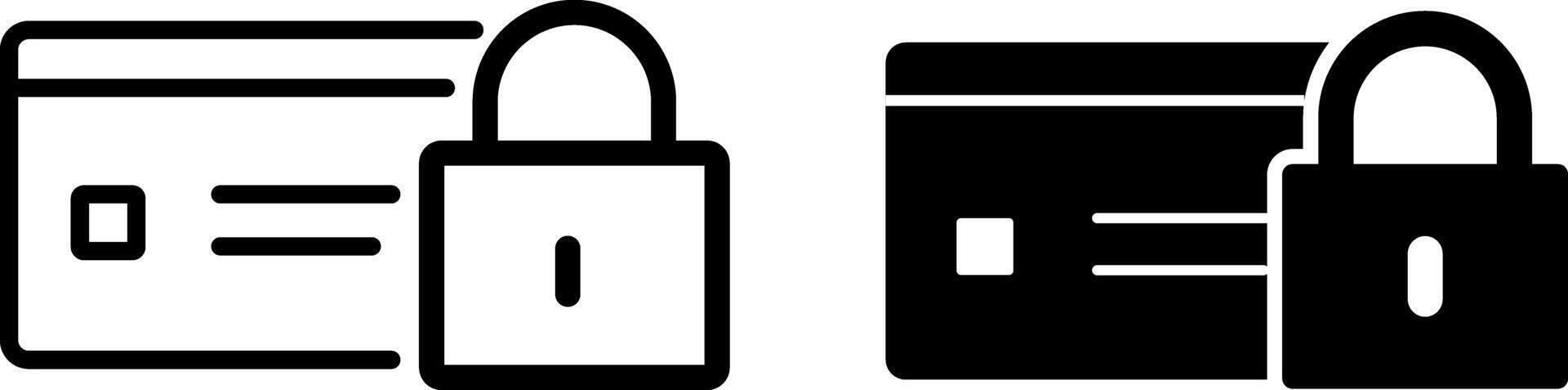 security credit card icon. Payment card set. during purchase representing secure transactions. financial protection vector