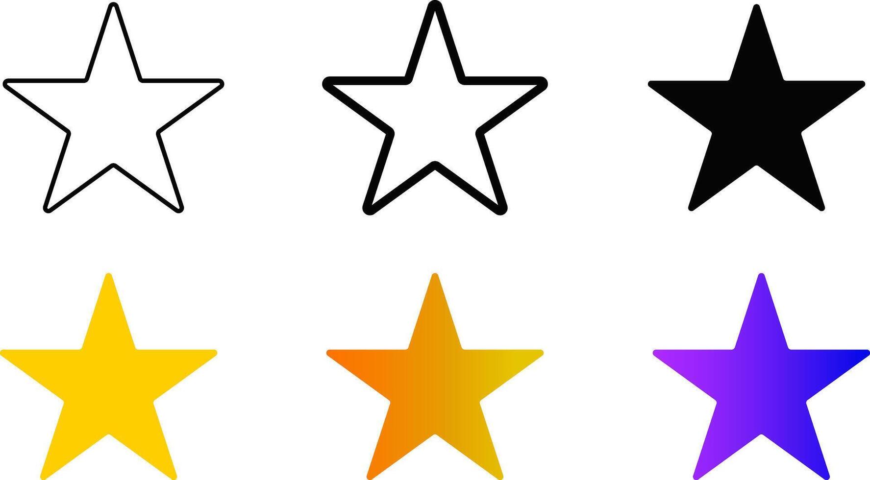 star favorite icon. Social media symbols. rating symbol reward signs. Recommend icons. representing a favorite vector