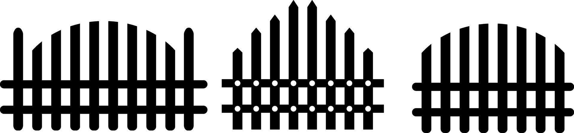fence security protect icon. crowd control barricades. Parking Barrier Security. Residence Gate vector