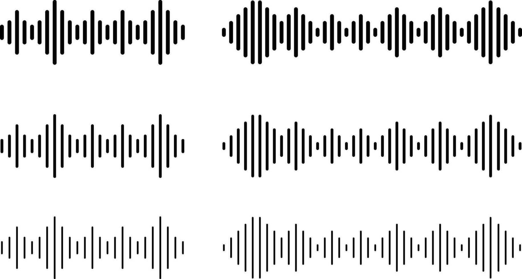 Music wave icon. sound one noise sign. wave volume. Voice message . audio frequency signals podcast. radio sound vector