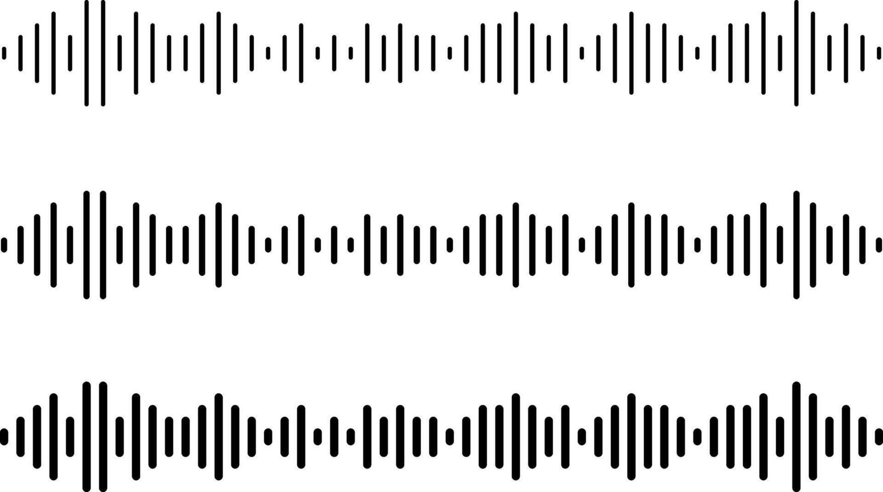 Music wave icon. sound one noise sign. wave volume. Voice message . audio frequency signal podcast. radio sound symbol vector