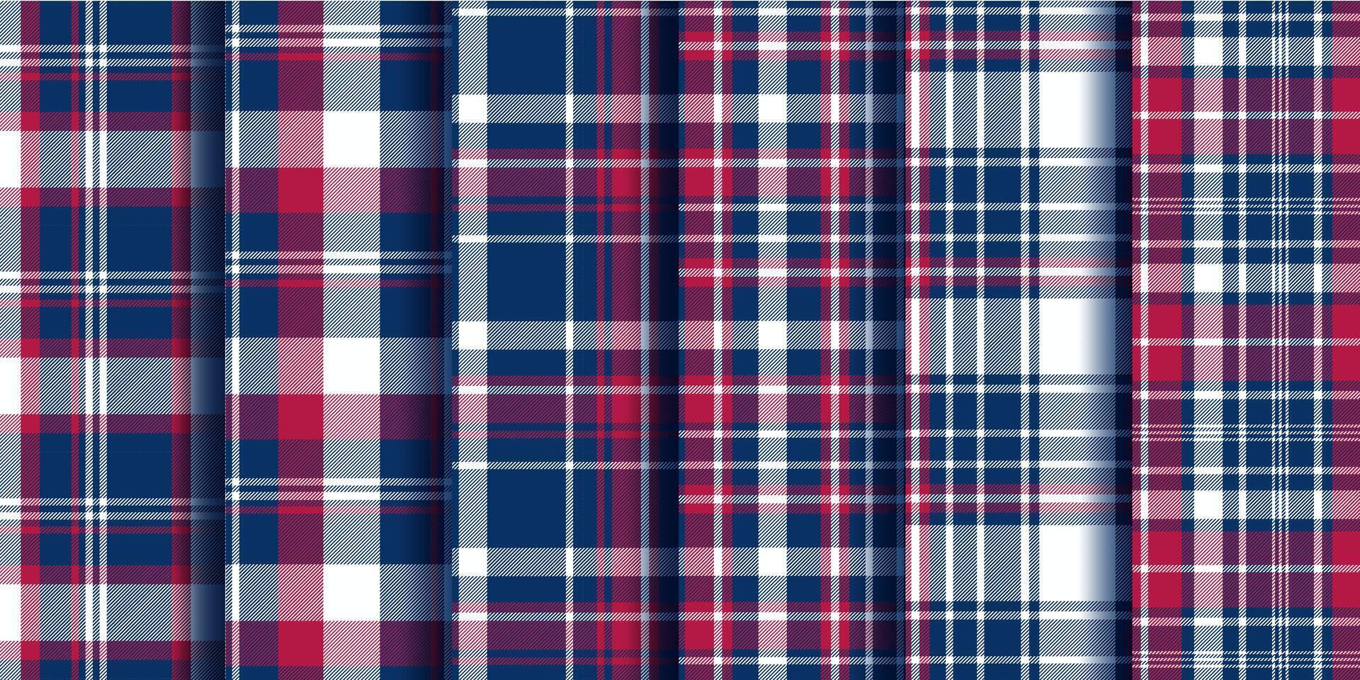Light plaid design. Seamless pastel texture, perfect for fabric, scrapbook pages, and festive decor with a gentle retro feel. vector