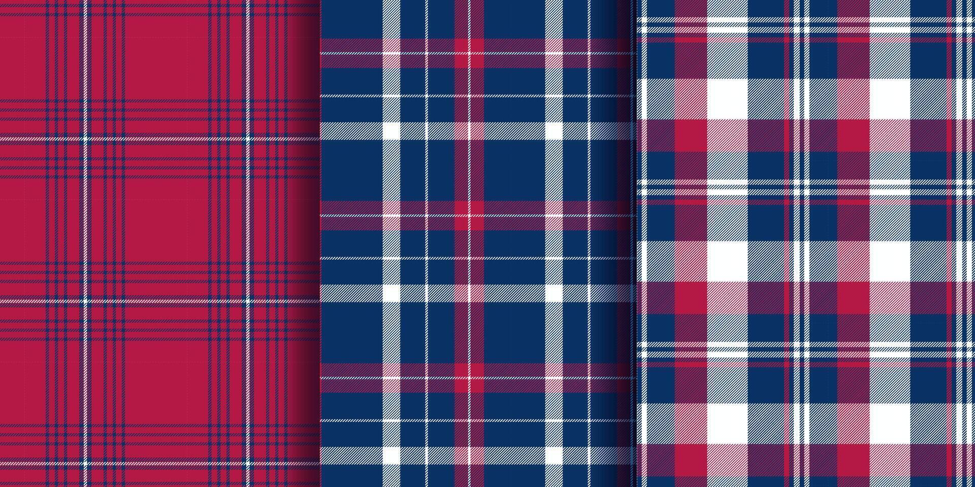 Gingham texture bundle. Pastel plaid seamless for memory day, invitations, or digital crafts with a warm homey vibe. vector