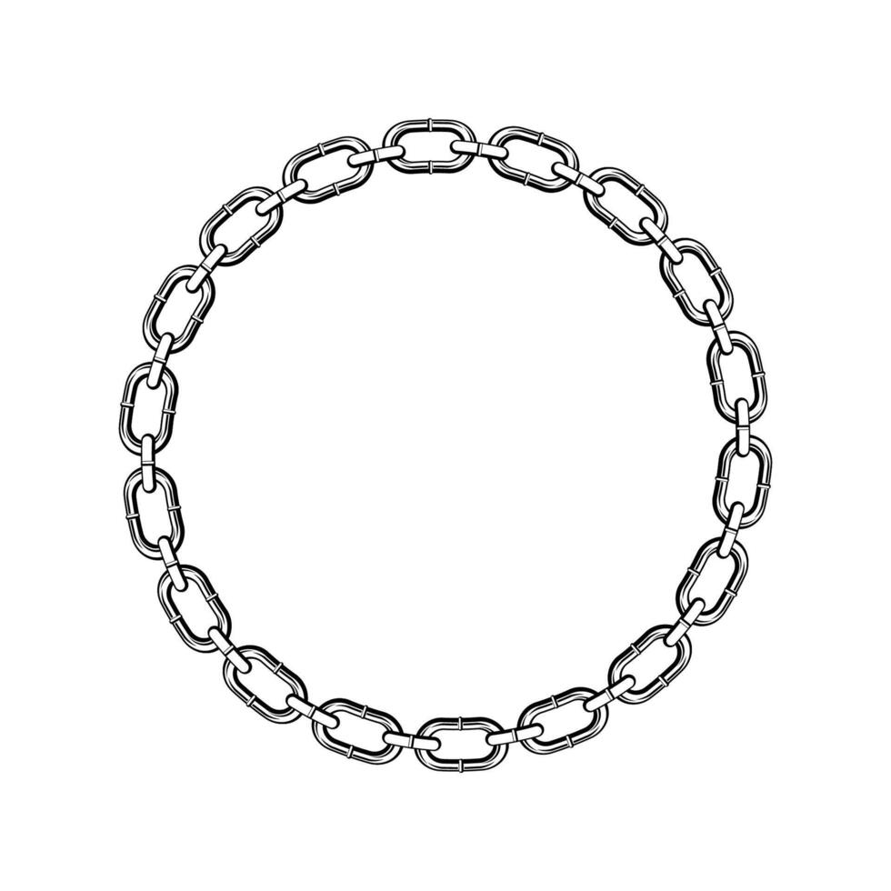 Chain Image and Illustration vector