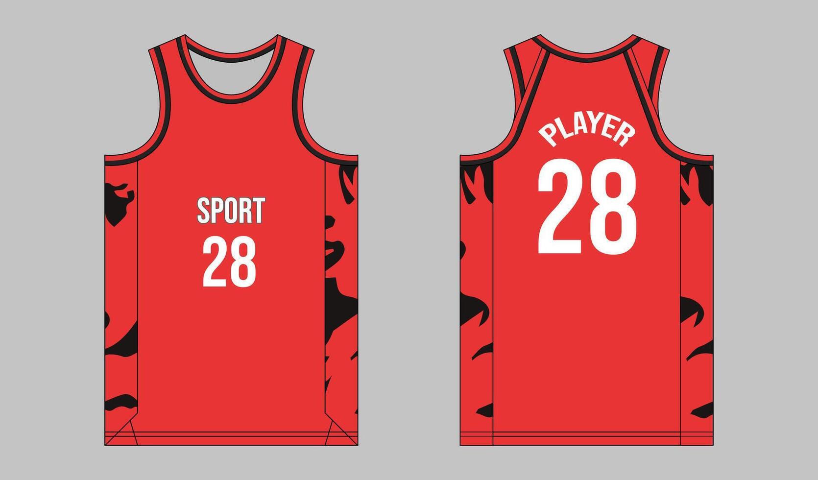Stylish Basketball Jersey Templates for Winning Teams vector