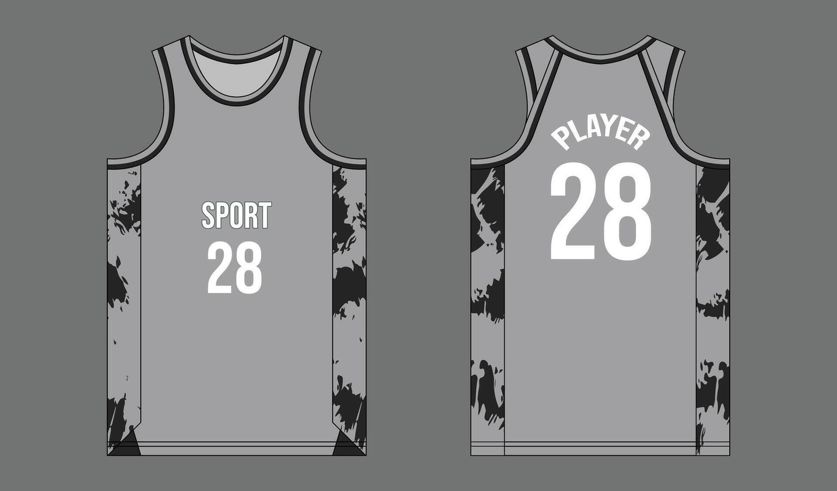 Custom Basketball Jersey Designs for Team Spirit vector