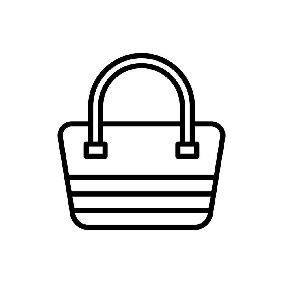 Woman Bag Icon vector