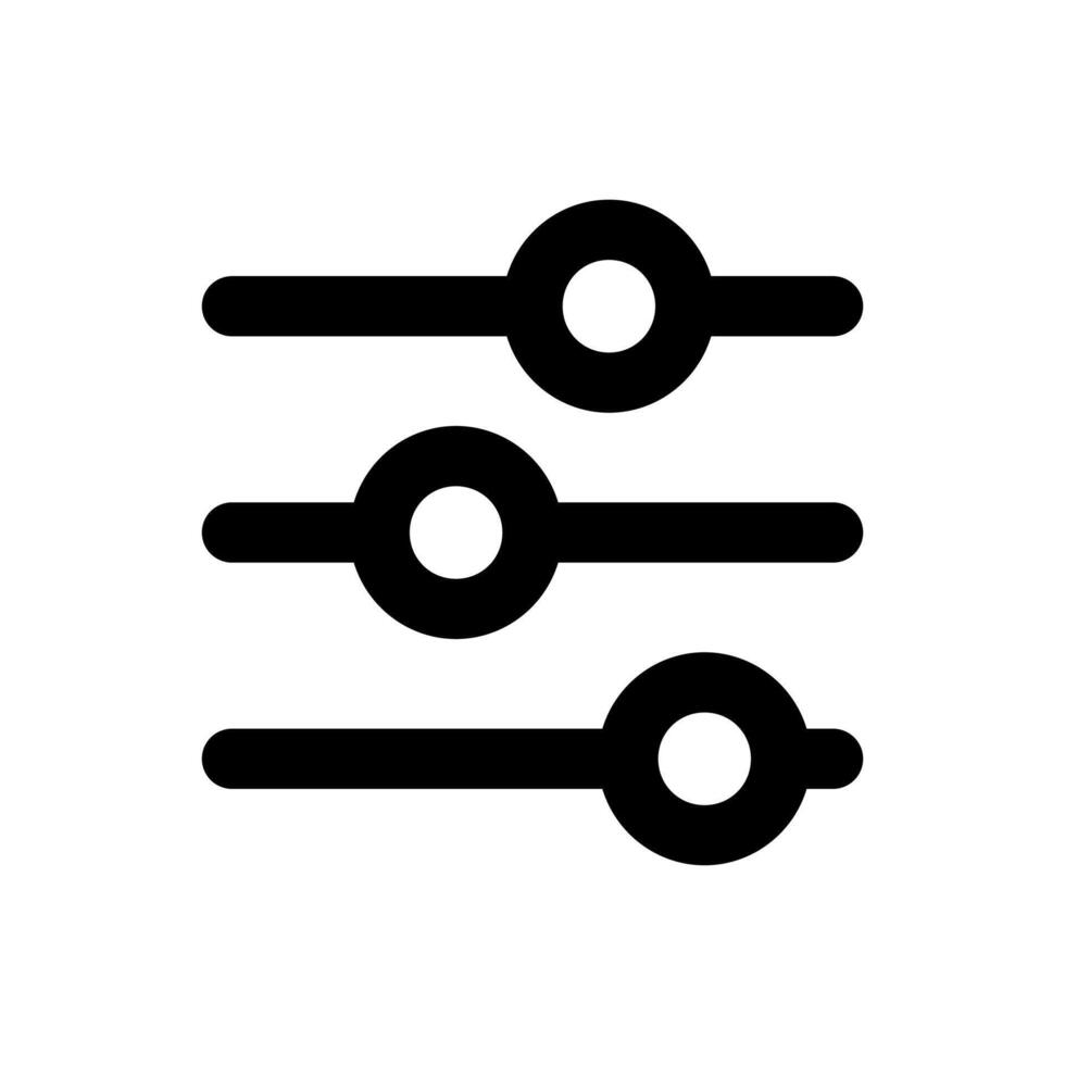 Settings Control Icon vector