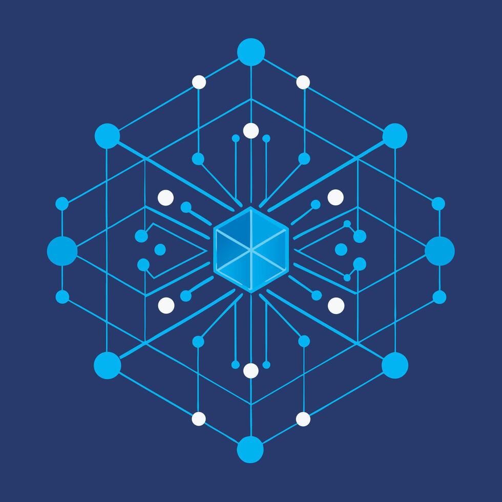 complex network background vector