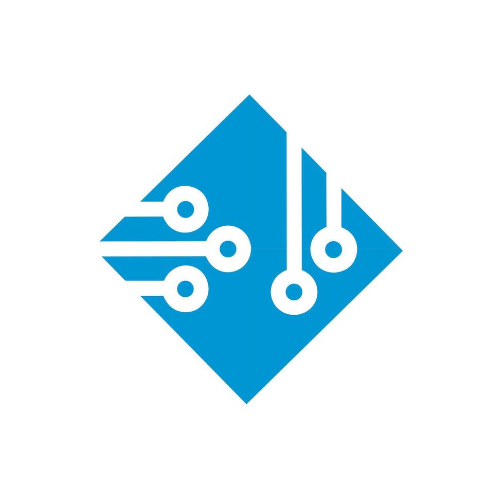 Modern technology logo vector