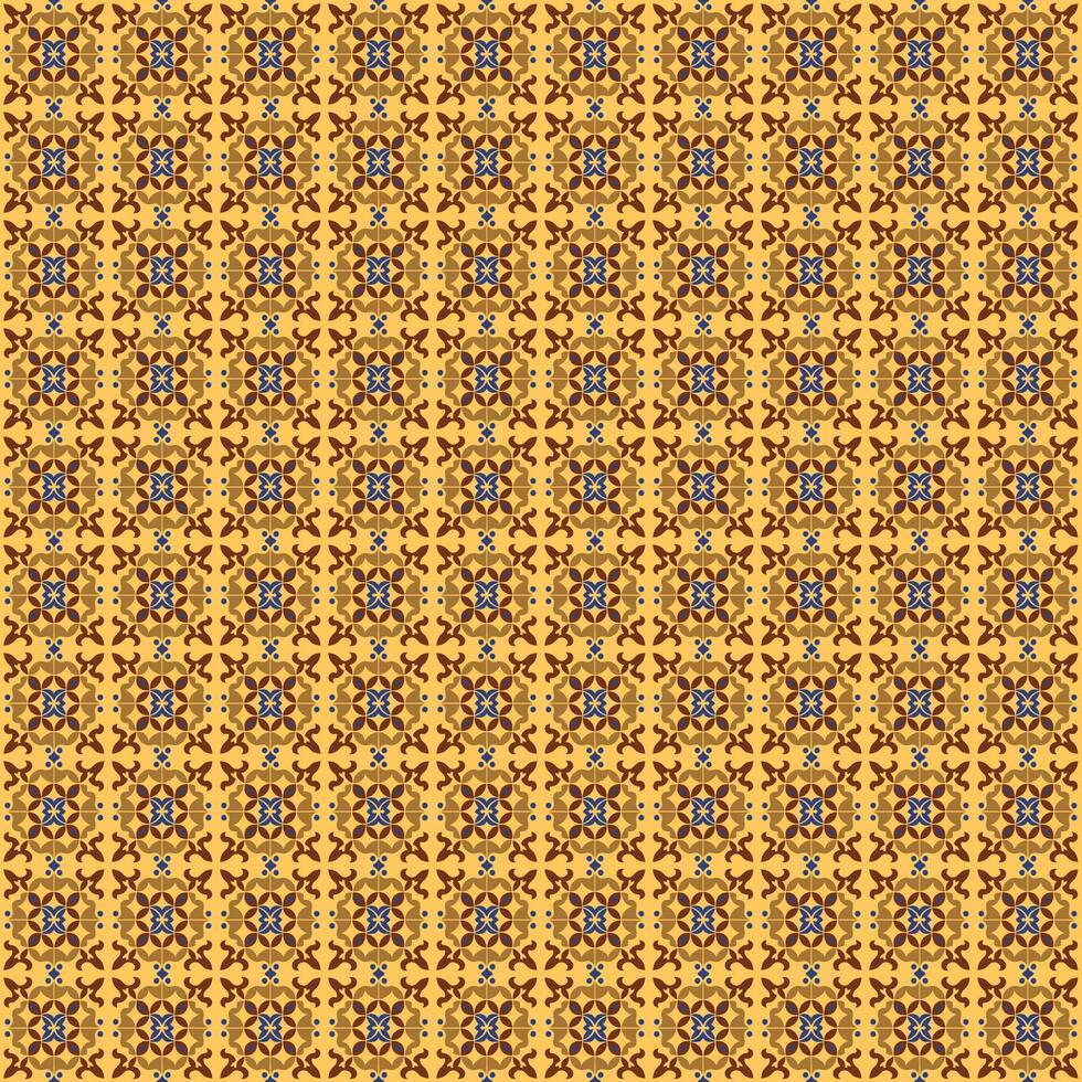 A yellow and blue patterned background vector