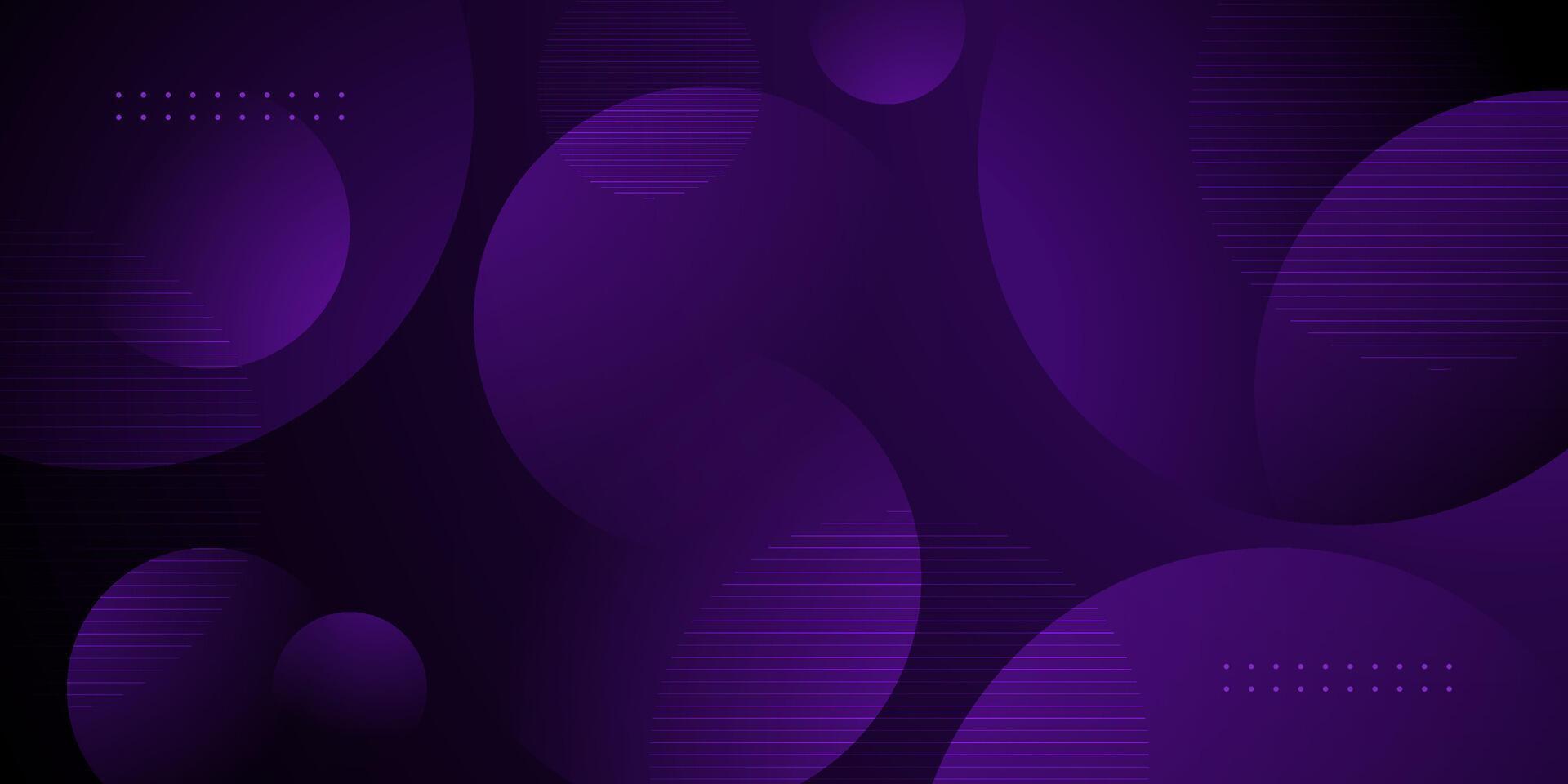 Abstract dark purple overlap circle background. Simple and trendy pattern design. vector
