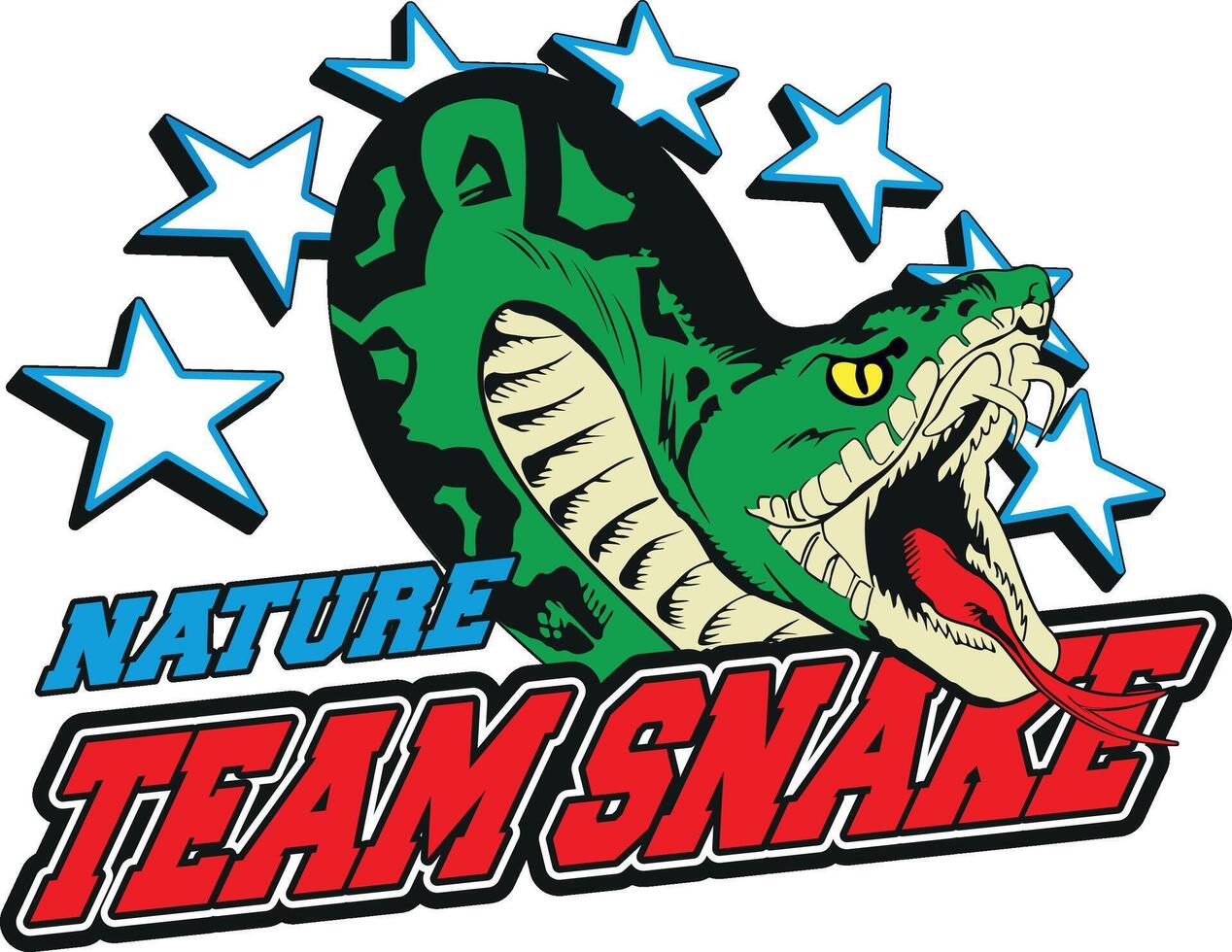 nature team snake vector