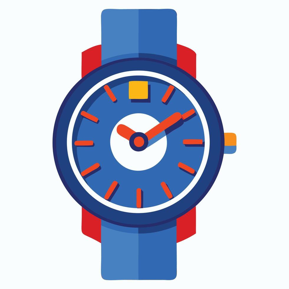 Modern Timepiece Graphic Art vector
