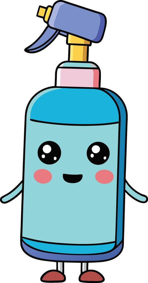 Spray Bottle Character vector