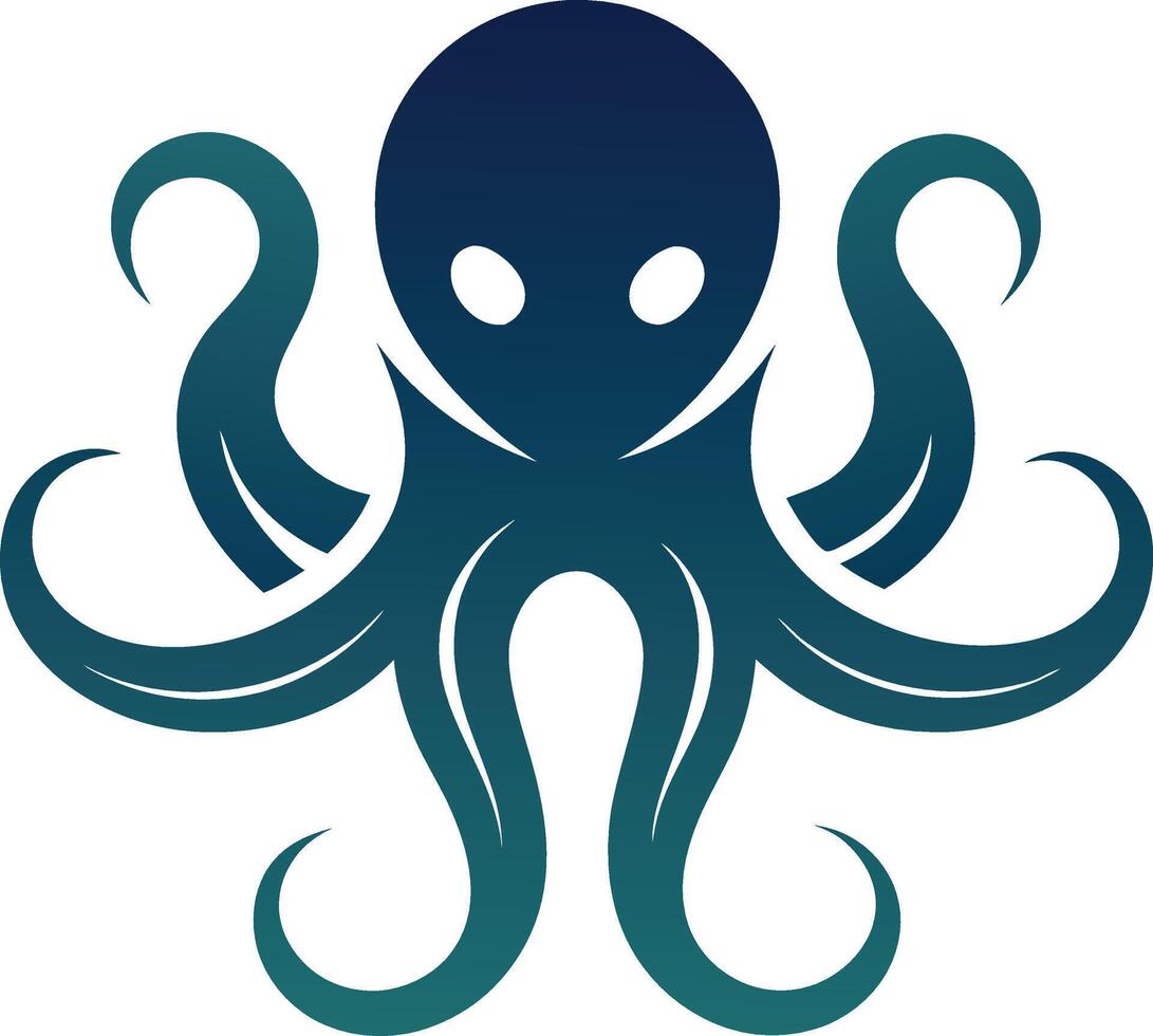 Mysterious Octopus mascot logo vector