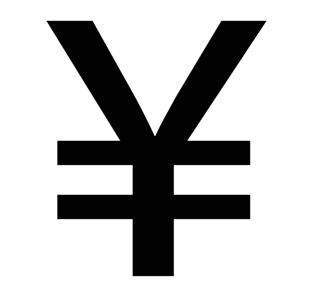 High Resolution Image of the Japanese Yen Currency Symbol vector