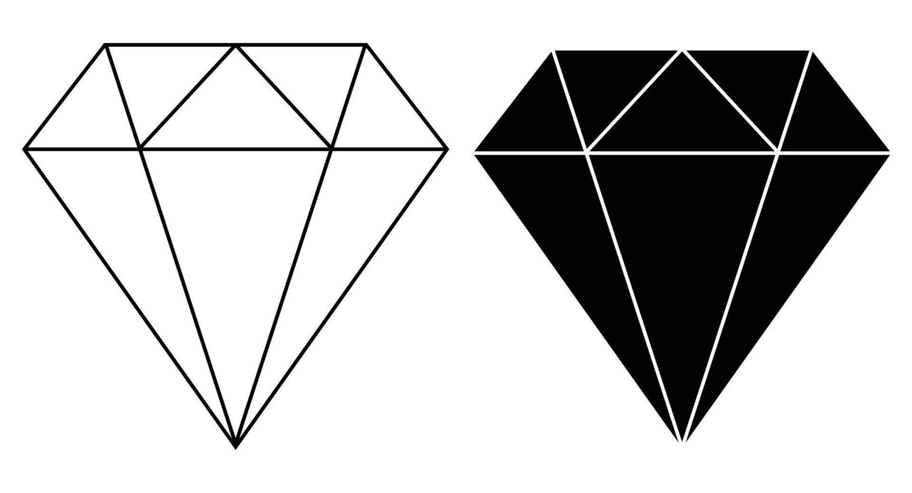 diamond icon set different shapes of diamond diamond icon set in flat style abstract black diamond icons collection gemstone icon set diamonds logo design isolated white background vector