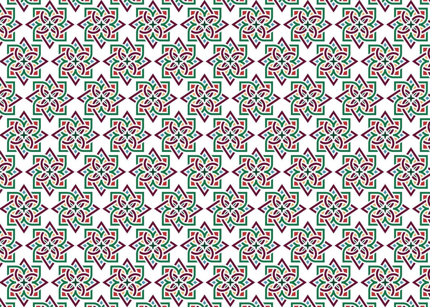 Decorative repeating background ideal for textile or home decor vector