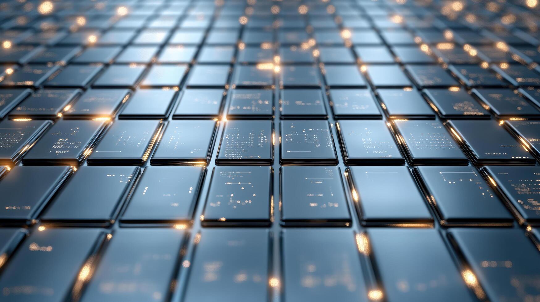 A computer screen with many different types of squares photo