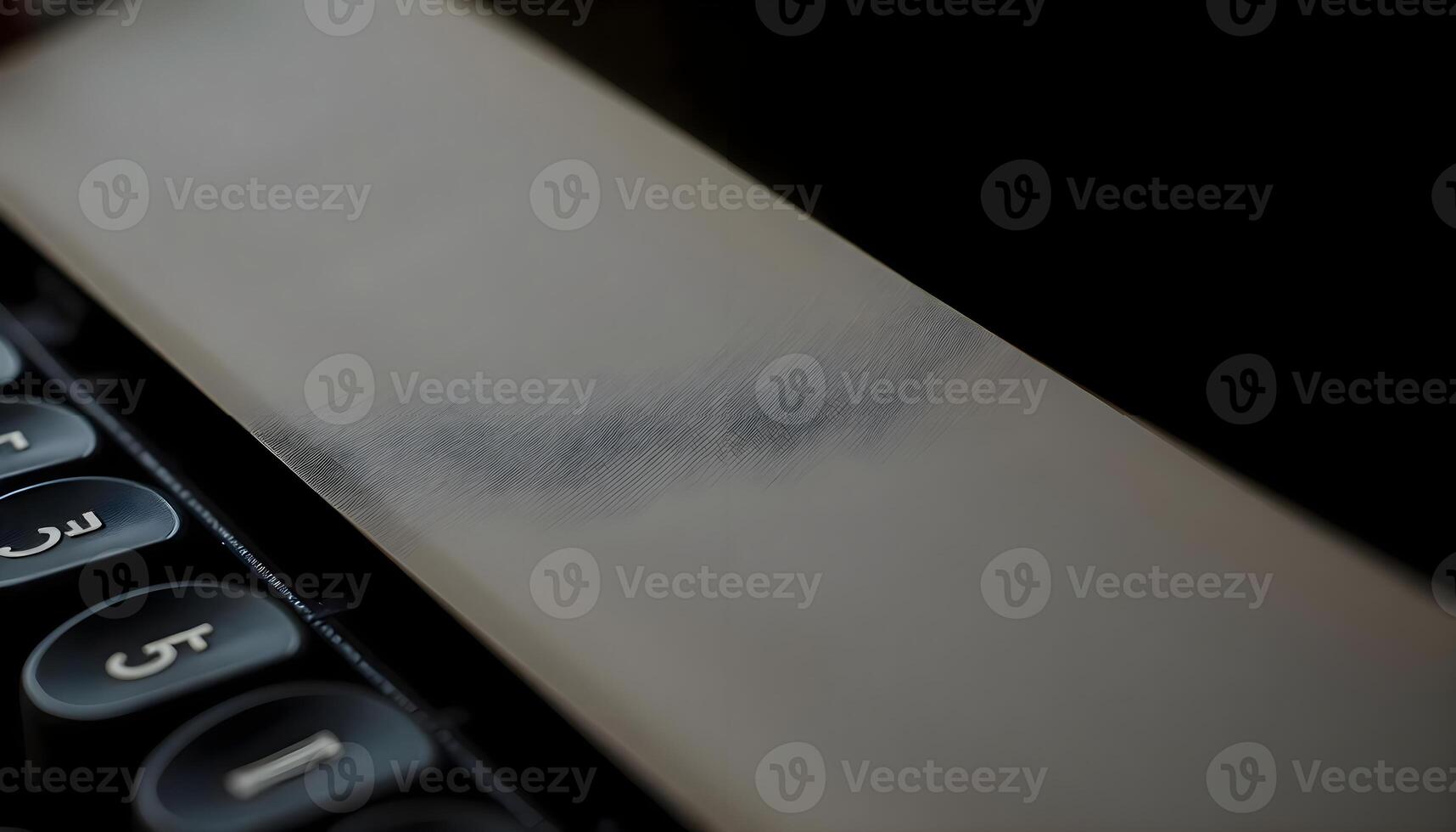 a close up of a black and white calculator photo