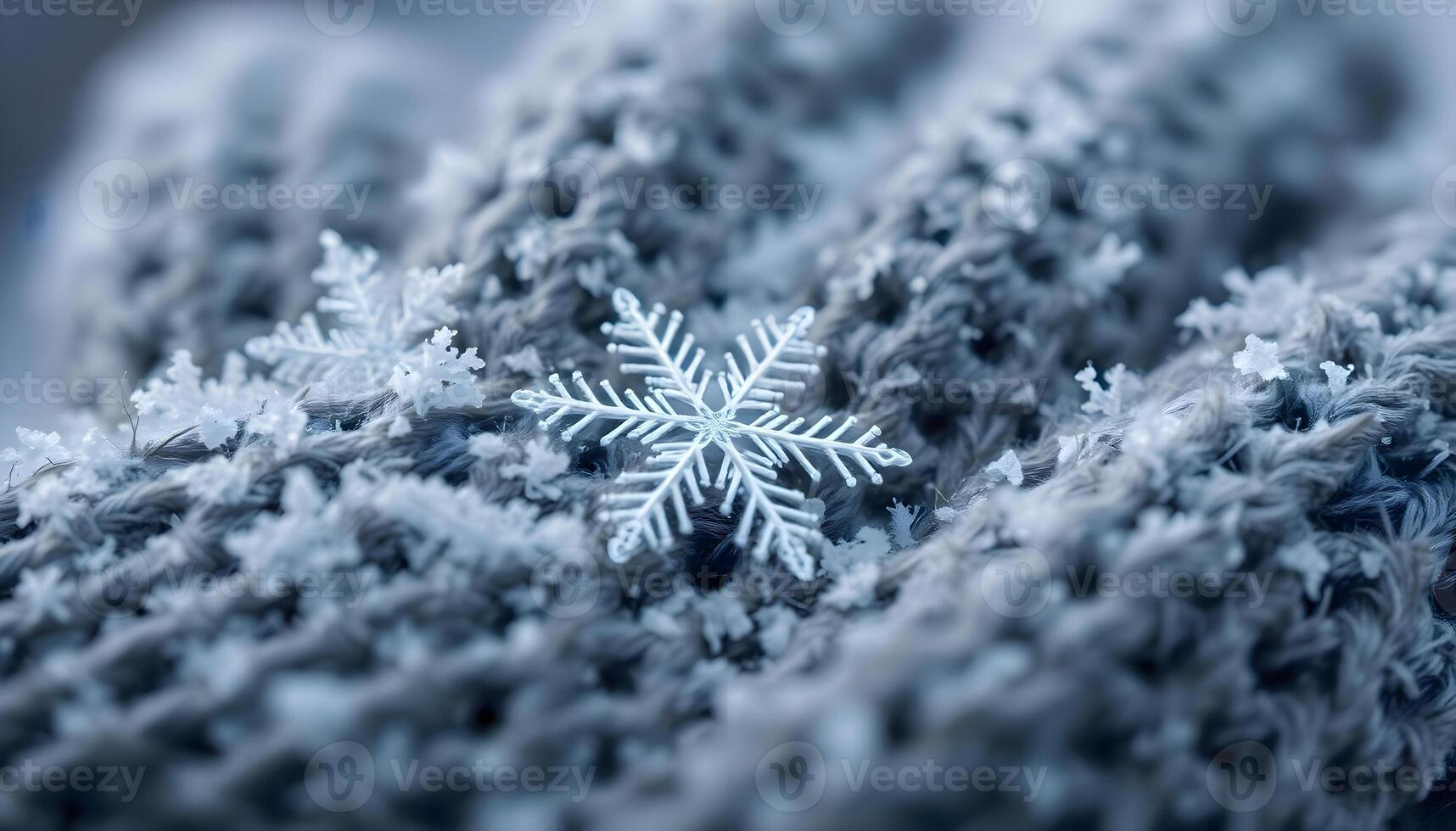 a close up of a snowflake on a tree photo
