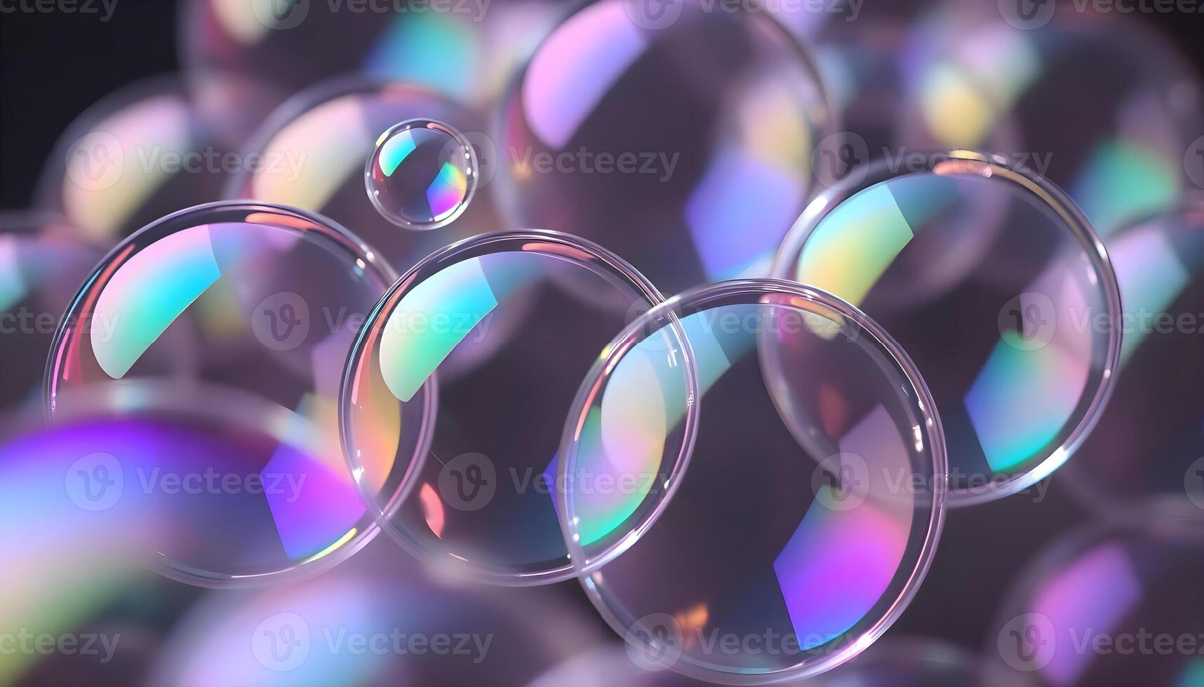 a bunch of soap bubbles sitting on top of each other photo