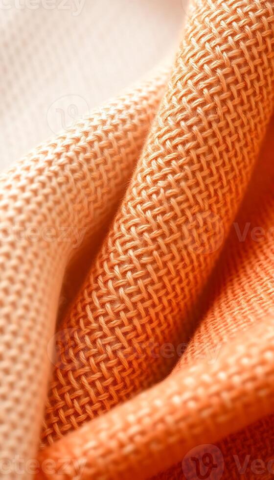 close up of a fabric with a woven pattern photo